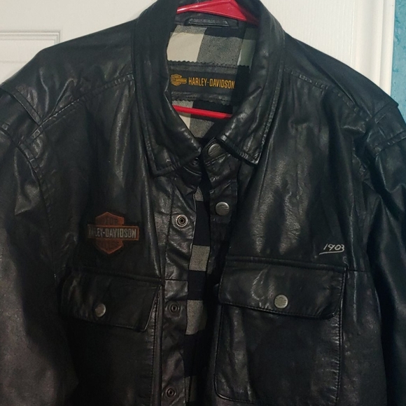 1903 leather harley davidson jacket - Picture 2 of 3